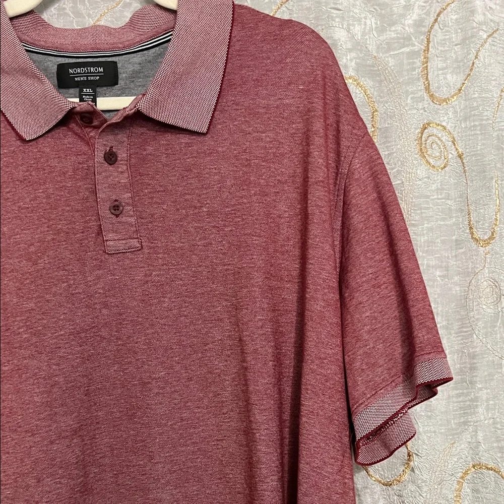 Nordstrom Burgundy Polo Shirt - Picture 4 of 4
